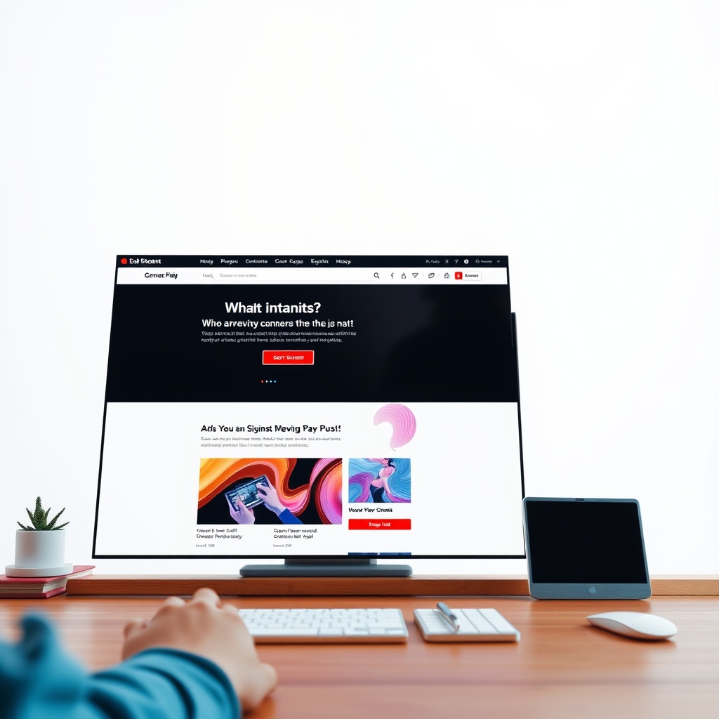 A split-screen view showing a static, old-fashioned website transforming into a vibrant, interactive modern one with fluid animations.